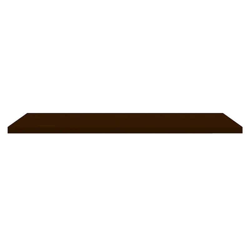 STACK SHELF BOARD A902A DARK WALNUT LAMINATED WOOD BOARD RECTANGLE